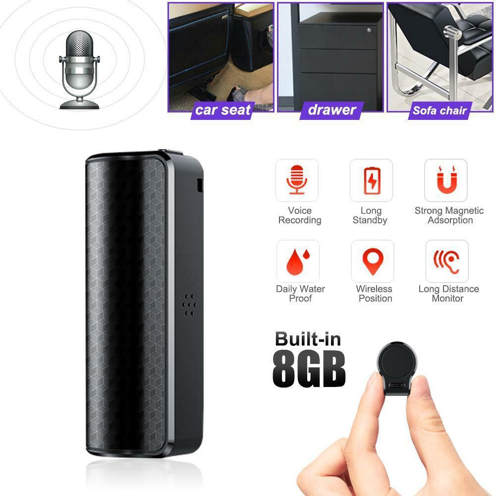 Ready 8GB JNN Q70Voice Activated Mini Clip On USB Digital Spy Voice Recorder Elec (4)