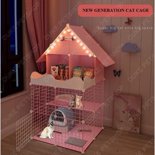 ๑☢DIY Pet Fence Dog Fence Pet Playpen Dog Playpen Crate For Puppy, Cats, Rabbits 35cm x 35cm