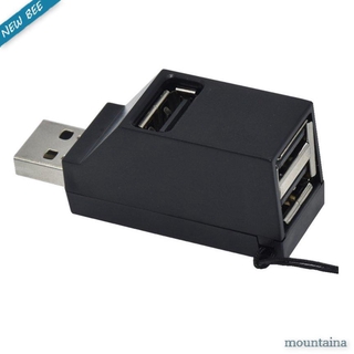 【JH】Mini USB 2.0/3.0 Hi-Speed Multi Port USB Hub Splitter Hub Adapter