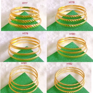 Mahusay na kalidad at mababang presyo Fashion jewelry 3in1 bangel gold 24k good quality