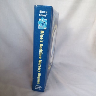 (PRE LOVED BOARDBOOK) Blue's Clues Blue's Bedtime Nursery Rhymes Padded Board Book (3)
