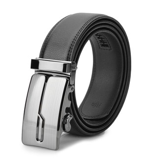 Cow Leather Belt w/ Zinc Alloy Buckle for Men - (120cm)