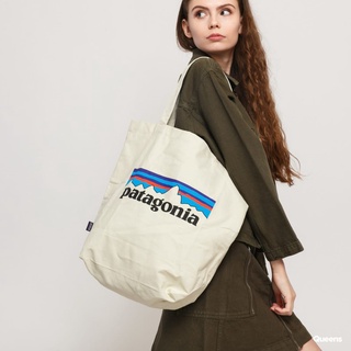Tote Bags♟♙Patagonia Bata Market Tote Men's and Women's Fashion Trend Canvas Tote Bag 59280