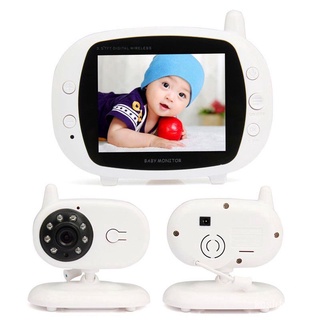 3.5" Digital TFT LCD Baby Monitor Camera Wireless Audio Talk Video Night Vision V3qJ