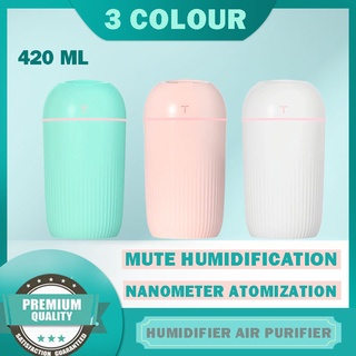 220ml 260ml 420ml Portable Air Humidifier LED Light USB Purifier Aroma Oil Essential Diffuser Mist