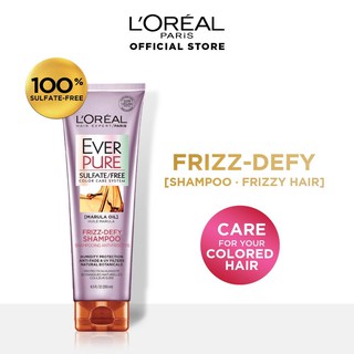 hair care✻L'Oreal Paris Ever Pure Frizz-Defy Hair Color Shampoo and Conditioner 250mL [ Sulfate Free