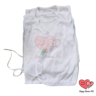 Sleeveless Tie-Side for Infant Babies Newborn Dress Plain White (BARU-BARUAN) 1 PIECE ONLY
