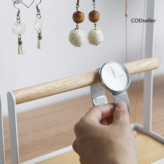 COD◓Jewelry Stand Desk Holder Hanging Necklace Bracelet Ring Watch Storage Organizer (7)