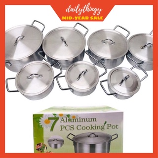 •COD• 14pcs Aluminum Cooking Pot Set
