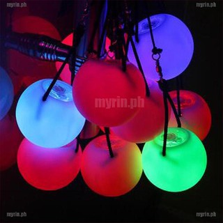 {P-myrin}Pro LED Multi-Colored Glow POI Thrown Balls Light Up For Belly Dance H (3)
