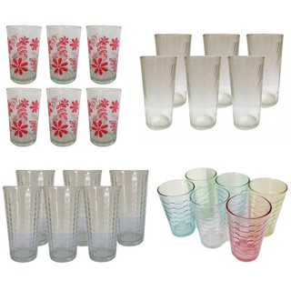 1 SET / 6 Pcs. Everyday Glassware Drinking Glass Set (1)