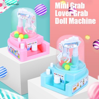 Mini Claw Machine Kids Grab Ball Candy Doll Machine Toy for Kids Toys Gift
