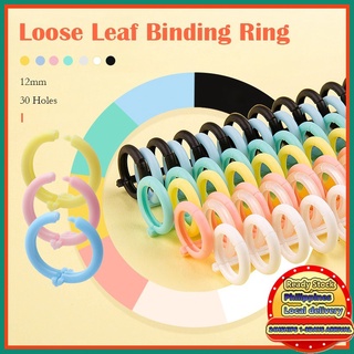 30 Hole Loose Leaf Plastic Binding Ring Loose Leaf Ring Binder Hoop For A4 Notebook Office Supplies