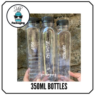 Bundle : 100 pcs 350ml Beverage Bottle (Otso, Cylinder, and Square Bottle)