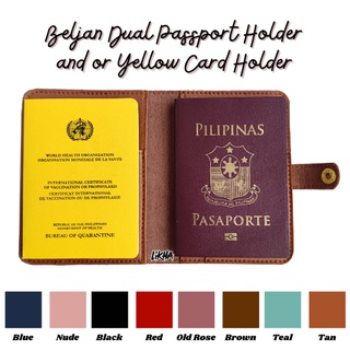 Beljan Dual Passport Holder and or Yellow Card Holder