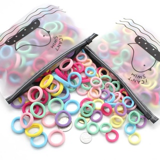 1pcs Colorful Nylon Elastic Hair Band Kids Hair Tie Ponytail Rubber Band