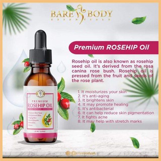 【Available】Bare Body Premium Organic Rosehip Oil
