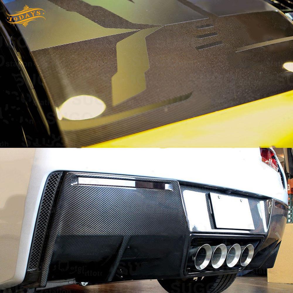 5D Carbon Fiber High Gloss Decal Car Film DIY Sticker (6)