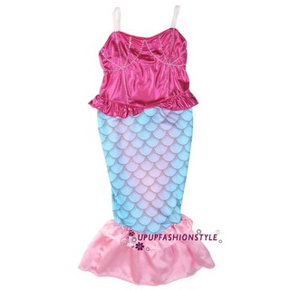 LST-Summer Girls Mermaid Tail Swimmable Bikini Swimwear