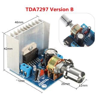 AC/DC 12V TDA7297 Version 2 x 15W Digital Audio Amplifier Board Dual Channel Module DIY Kit (1)