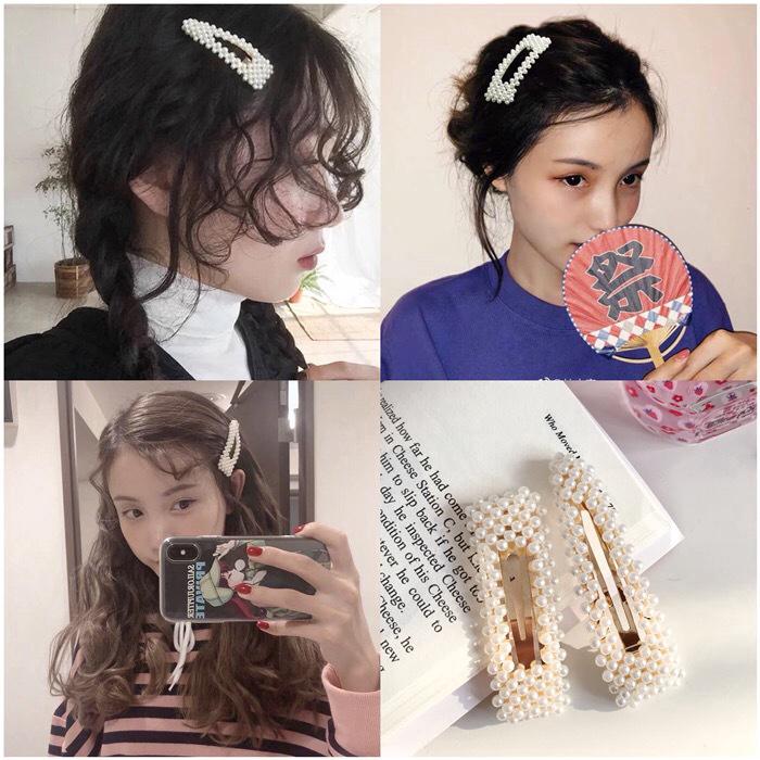 Japan and South Korea Pearl BB clip girl hairpin (5)