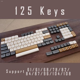 ▥✗【Christmas present】 125 Keys PBT Shimmer keycaps Dye-sub Mechanical Keycaps, XDA Profile, Suita