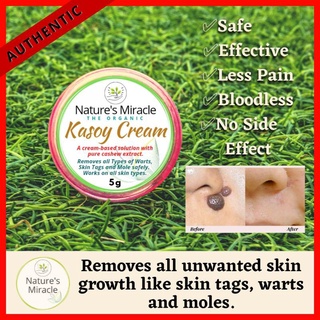 【Ready Stock】卍Strong Kasoy Cream Warts Remover, Mole Skin Tags Remover 5g by Nature's Miracle