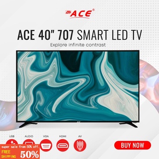Ace 40" Slim Full HD LED Smart TV-Android-HDR-Netflix-Youtube LED-707