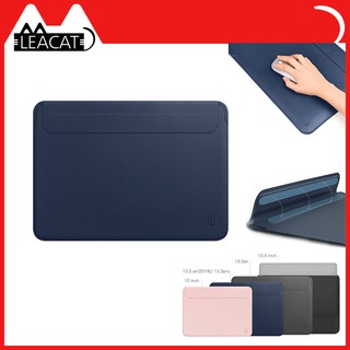 Ready Stock【 Leacat 】 New Laptop Sleeve Case for MacBook Pro 13 A2159 2020 PU Leather Laptop Carry Case for MacBook Pro 13 A1706 A1708 Air 13 A1932