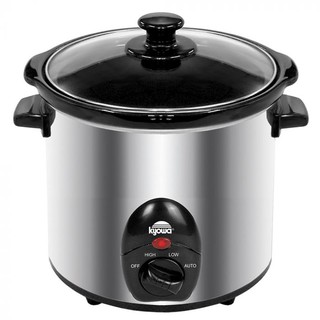 Kyowa Slow Cooker 3.0L with Ceramic Inner Pot Glass Cover