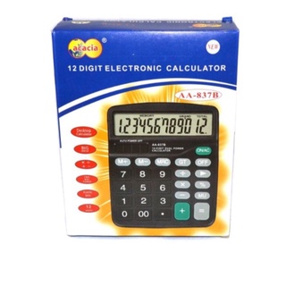 #837 Dual Power 12digits Solar Calculator