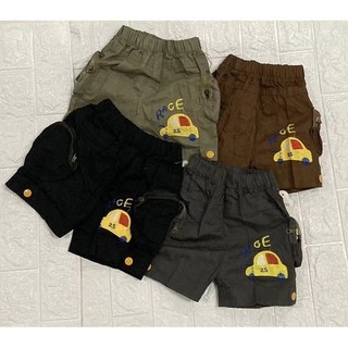 【Ready Stock】◐✻kids cargo short plain with two pocket/COD