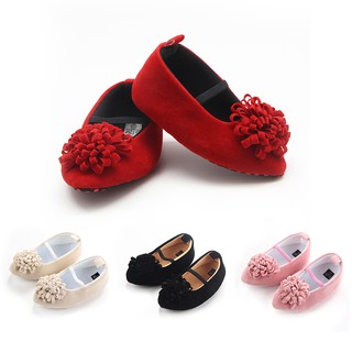 Baby Girls Fashion Pointed Stamens Cute Shoes