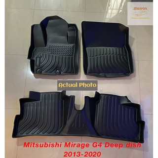 Mitsubishi Mirage G4 Plastic Deep dish Matting 2014-2020 (1)