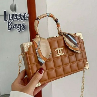 Chanel* Retro small square box one-shoulder messenger bag high quality western style female bag 2021