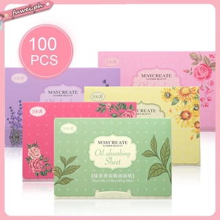 (YES! COD) Oil blotting paper 100 pieces of facial cleansing facial mask makeup skin care products for men and women #cod#