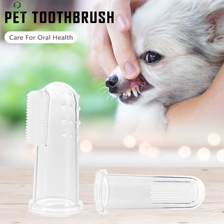 【❥❥】 Super soft finger brush pet toothbrush plush dog plus bad breath care tartar dog cat cleaning supplies 【PUURE】