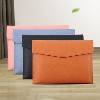 Waterproof Leather A4 Business Briefcase File Folder Document Paper Organizer