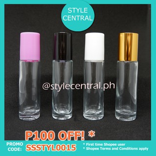 PROMO 100 pcs Pink/Gold/Black/White Liptint/Oil/Perfume Roller Bottle (100 pcs per pack)
