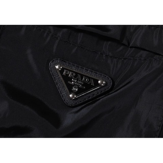 Men Clothes■New PRADA Triangle Metal Label Pocket Decoration Short Sleeve