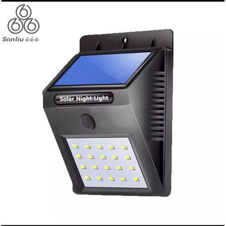 ⭐SanLiu⭐ 20 LED Solar Power Motion Sensor Wall Light Outdoor - Z026