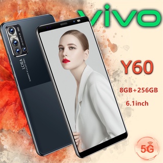 Y60 Phone Sale 8+256GB 6.1inch Screen Cellphone Sale Android phone Wifi Smartphone Mobiles Cod