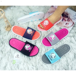 *mga kalakal sa stock*▦﹍❧New Style Crocs flip flops Massage slippers for Women High quality Summer