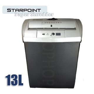 STARPOINT S-170 PAPER SHREDDER,13Liters shredder, Strip cut, Heavy duty Paper shredder