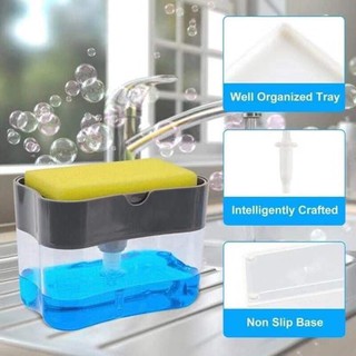 Soap Pump Dispenser Holder For Dish Soap Sponge Kitchen Dish washing Liquid