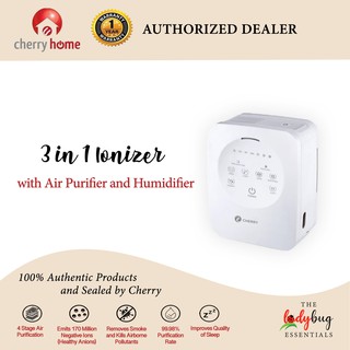 Cherry 3 in 1 Ionizer with Air Purifier and Humidifier