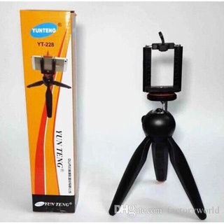Yunteng Yt-228 mini tripod for cellphone & GoPro Holder ZpK
