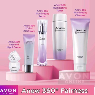 Avon Anew 360 White ( Serum,Cleanser, Toner,Day Cream, Night Cream, CC Cream, UV Shield)
