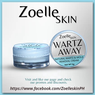 ⊕⊙❉Zoelle Skin Wartz Away Cream (Warts, mole, skin tags, syringoma, kulugo cream)