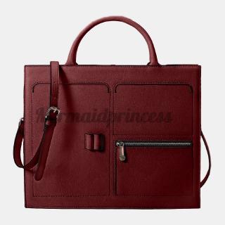Women Multifunction Handbag Solid 13.3 Inch Laptop Briefcase Crossbody Bag CWRB (4)